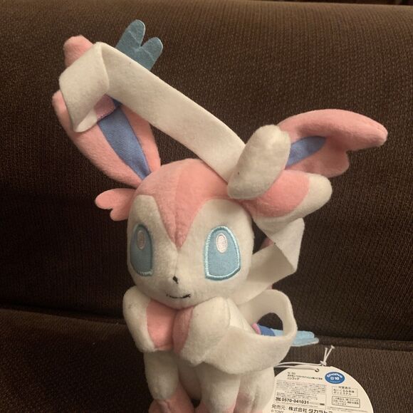 New NWT Nymphia Pokemon Best Wishes Plush Doll Takara Tomy Nintendo From Japan - Picture 8 of 16